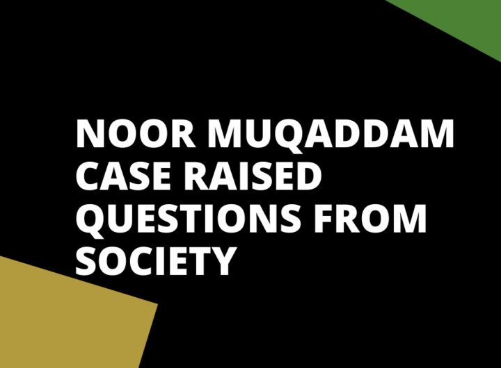 Noor Muqaddam Case Raised Questions from Society