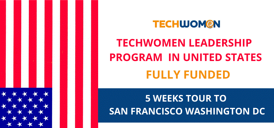 TechWomen Leadership Program 2022 in USA (Fully Funded)